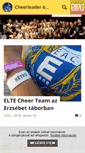 Mobile Screenshot of cheerleader.blog.hu