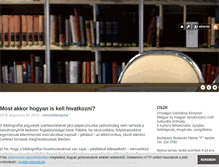 Tablet Screenshot of nemzetikonyvtar.blog.hu
