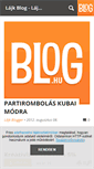 Mobile Screenshot of lajkolod.blog.hu