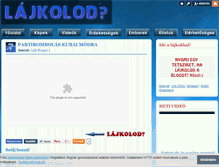 Tablet Screenshot of lajkolod.blog.hu