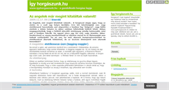 Desktop Screenshot of igyhorgaszunk.blog.hu