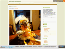 Tablet Screenshot of eleuszisz.blog.hu