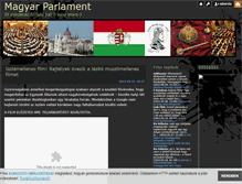 Tablet Screenshot of magyarparlament.blog.hu