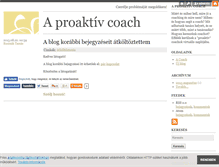 Tablet Screenshot of mobilcoach.blog.hu