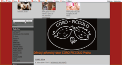 Desktop Screenshot of coro-piccolo.blog.cz