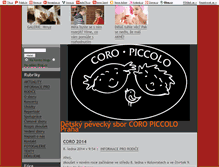 Tablet Screenshot of coro-piccolo.blog.cz