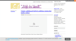 Desktop Screenshot of gyalogmenet.blog.hu