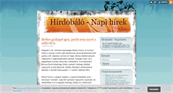 Desktop Screenshot of hirdobalo.blog.hu