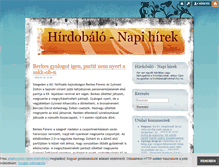 Tablet Screenshot of hirdobalo.blog.hu