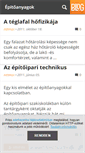 Mobile Screenshot of epitoanyagok.blog.hu