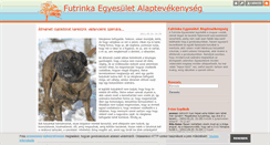 Desktop Screenshot of futrinka-alap.blog.hu