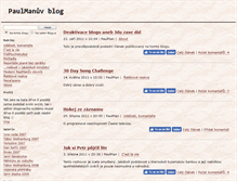 Tablet Screenshot of paulmanuv.blog.cz