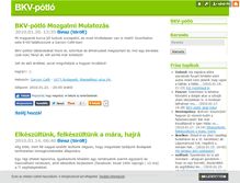 Tablet Screenshot of bkvpotlo.blog.hu