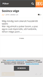 Mobile Screenshot of poker.blog.hu