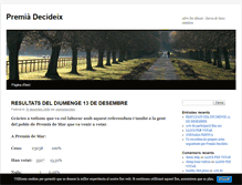 Tablet Screenshot of premiadecideix.blog.cat