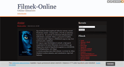 Desktop Screenshot of filmekonline.blog.hu