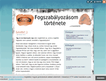 Tablet Screenshot of fogszabis.blog.hu