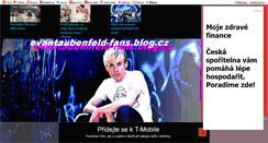 Desktop Screenshot of evantaubenfeld-fans.blog.cz
