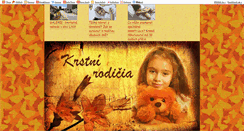 Desktop Screenshot of krstni-rodicia.blog.cz