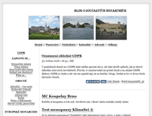 Tablet Screenshot of monarchie.blog.cz