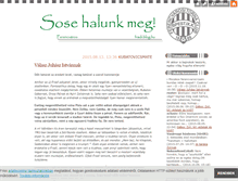 Tablet Screenshot of fradi.blog.hu