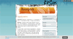 Desktop Screenshot of megfoztelek.blog.hu