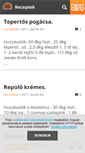 Mobile Screenshot of megfoztelek.blog.hu