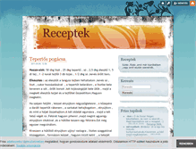 Tablet Screenshot of megfoztelek.blog.hu