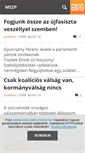 Mobile Screenshot of mszp.blog.hu