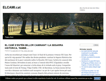 Tablet Screenshot of elcami.blog.cat