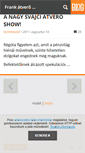 Mobile Screenshot of frankatveroshow.blog.hu