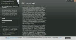 Desktop Screenshot of managertoys.blog.hu