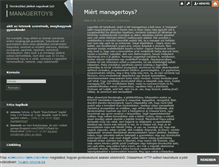Tablet Screenshot of managertoys.blog.hu
