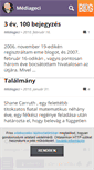 Mobile Screenshot of mediageci.blog.hu
