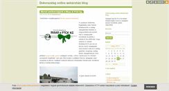 Desktop Screenshot of dekorszalag.blog.hu