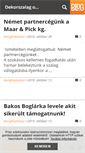 Mobile Screenshot of dekorszalag.blog.hu