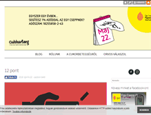 Tablet Screenshot of cukkerberg.blog.hu