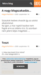 Mobile Screenshot of nitroblog.blog.hu