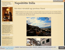 Tablet Screenshot of italy.blog.hu