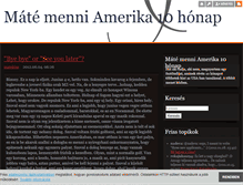 Tablet Screenshot of matekissusa.blog.hu