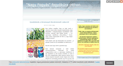 Desktop Screenshot of fogyokura-tipp.blog.hu