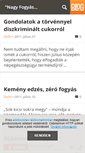 Mobile Screenshot of fogyokura-tipp.blog.hu