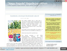 Tablet Screenshot of fogyokura-tipp.blog.hu