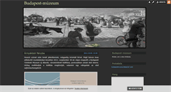 Desktop Screenshot of budapestmuzeum.blog.hu