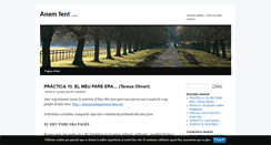 Desktop Screenshot of anemfent.blog.cat
