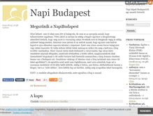 Tablet Screenshot of napibudapest.blog.hu