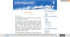 Desktop Screenshot of orojan.blog.hu