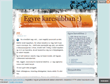 Tablet Screenshot of egyre-karcsubban.blog.hu