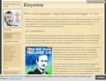 Tablet Screenshot of kinyerma.blog.hu