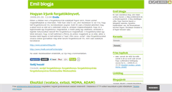 Desktop Screenshot of emils.blog.hu